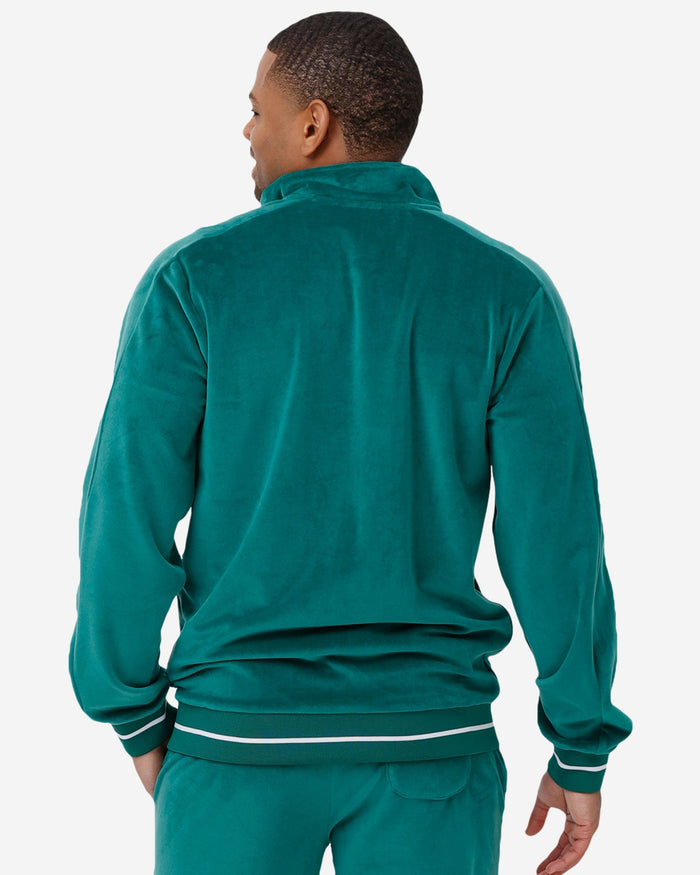 New York Jets 2019 Retro Velour Zip Up Top FOCO - FOCO.com