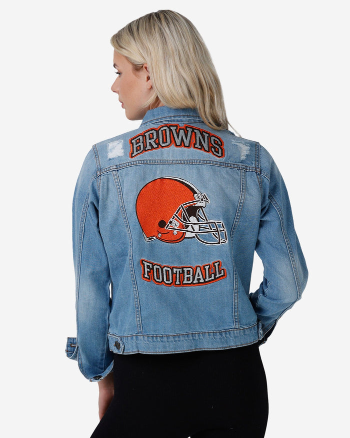 Cleveland Browns Womens Denim Days Jacket FOCO - FOCO.com