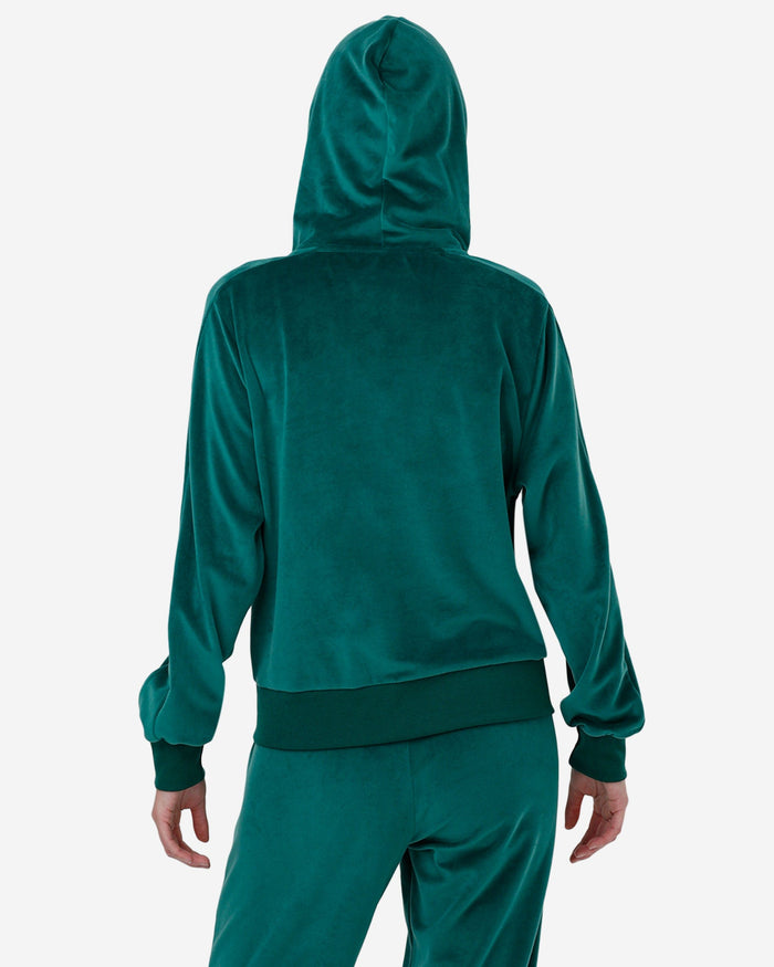 New York Jets 2019 Retro Womens Velour Zip Up Top FOCO - FOCO.com