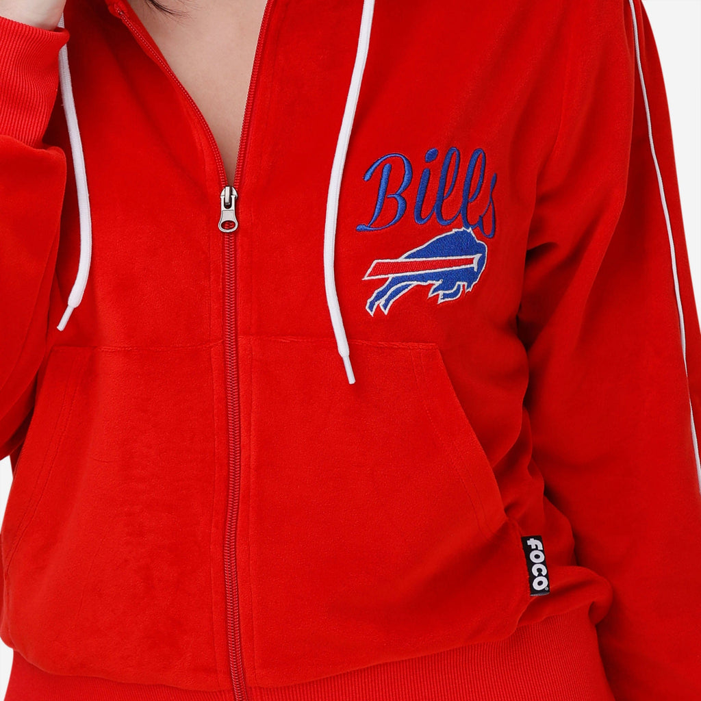 Sweatshirt Velours Pour Femme Avec Fermeture éclair, Taille L - Occasion En Très Bon état, Sans Marque