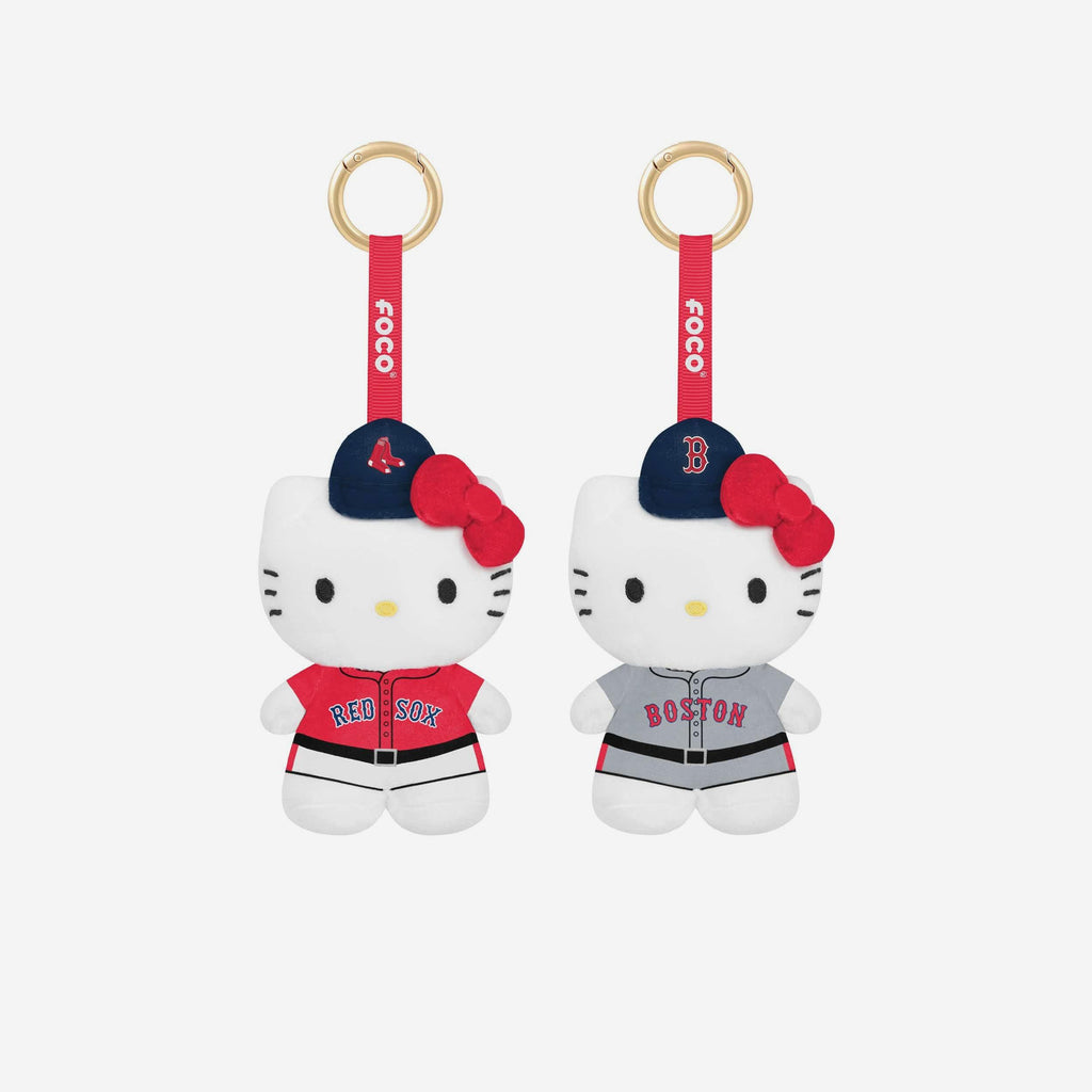 Boston Red Sox 2 Pack Mini Plush Hello Kitty® Bag Charm Keychain FOCO - FOCO.com