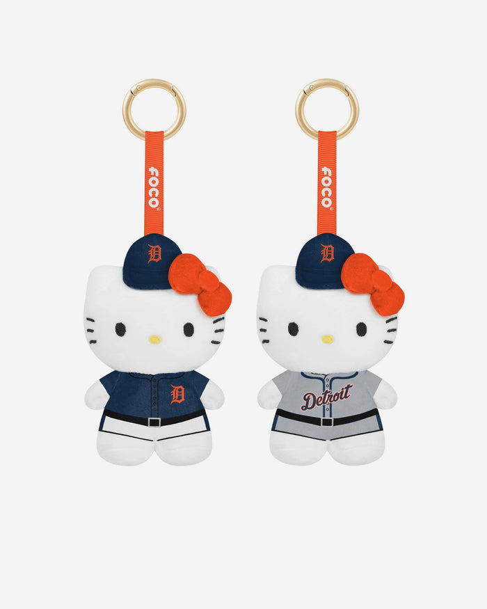 Detroit Tigers 2 Pack Mini Plush Hello Kitty® Bag Charm Keychain FOCO - FOCO.com