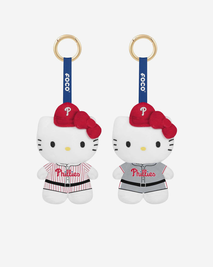 Philadelphia Phillies 2 Pack Mini Plush Hello Kitty® Bag Charm Keychain FOCO - FOCO.com