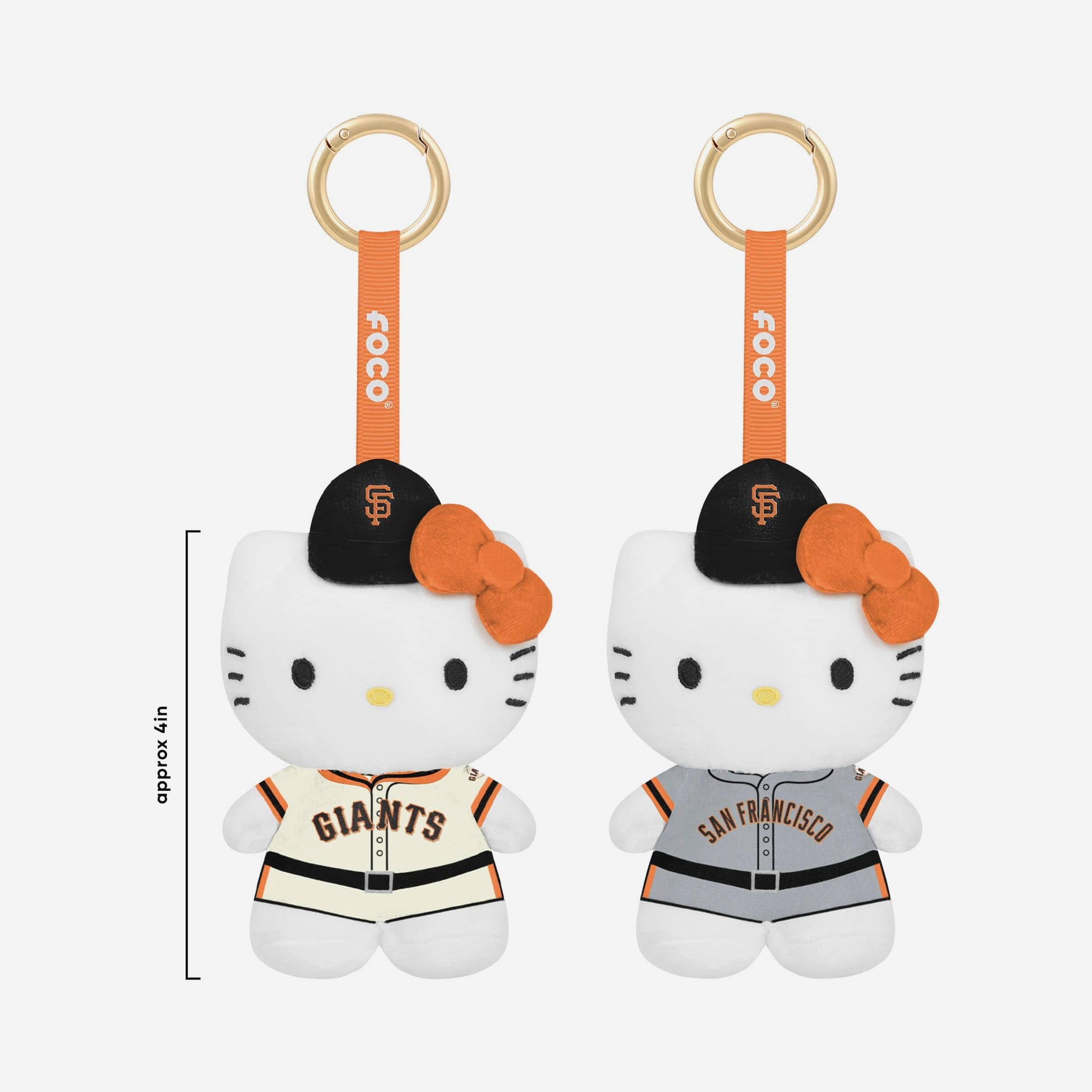 San Francisco Giants 2 Pack Mini Plush Hello Kitty® Bag Charm