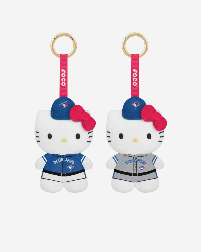 Toronto Blue Jays 2 Pack Mini Plush Hello Kitty® Bag Charm Keychain FOCO - FOCO.com