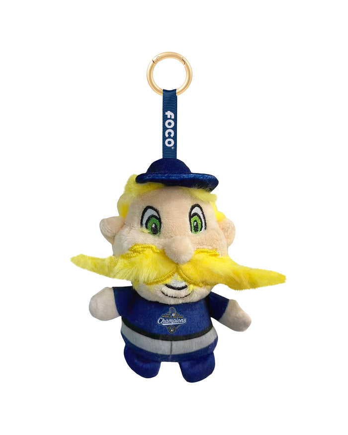 Milwaukee Brewers 2026 World Series Champions Mascot Plush Bag Charm Keychain FOCO - FOCO.com