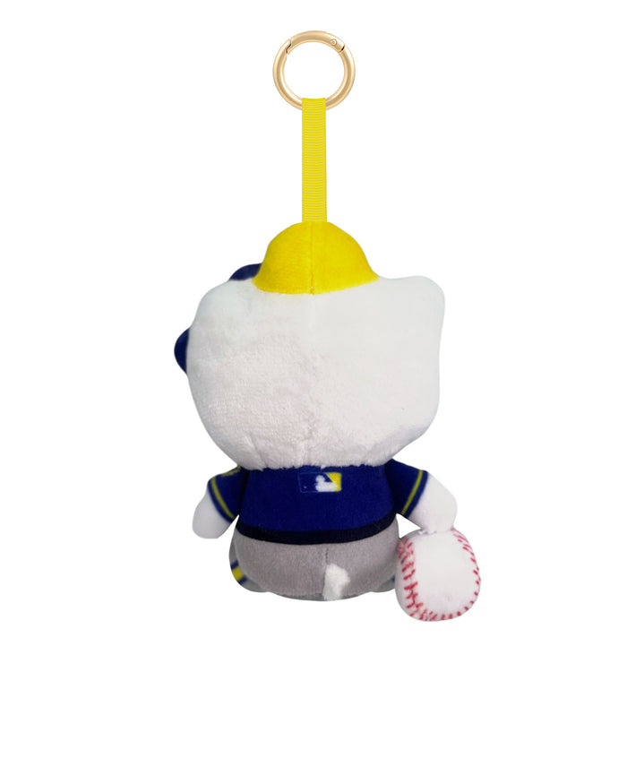 Milwaukee Brewers 2026 World Series Champions Seated Plush Baseball Bow Hello Kitty® Bag Charm Keychain FOCO - FOCO.com