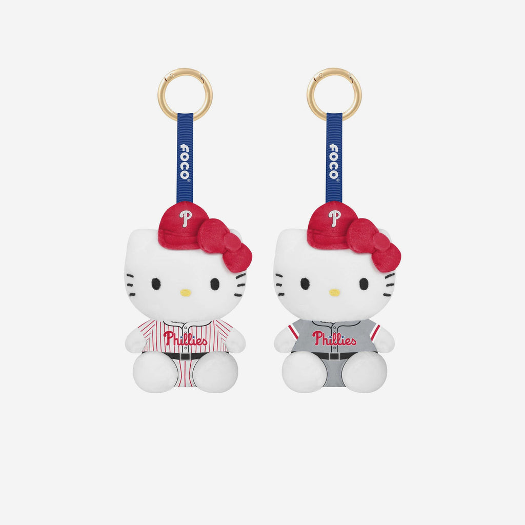 Philadelphia Phillies Seated 2 Pack Mini Plush Hello Kitty Bag Charm Keychain FOCO - FOCO.com