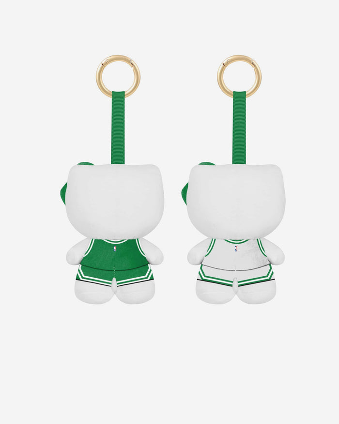 Boston Celtics 2 Pack Mini Plush Hello Kitty® Bag Charm Keychain FOCO - FOCO.com