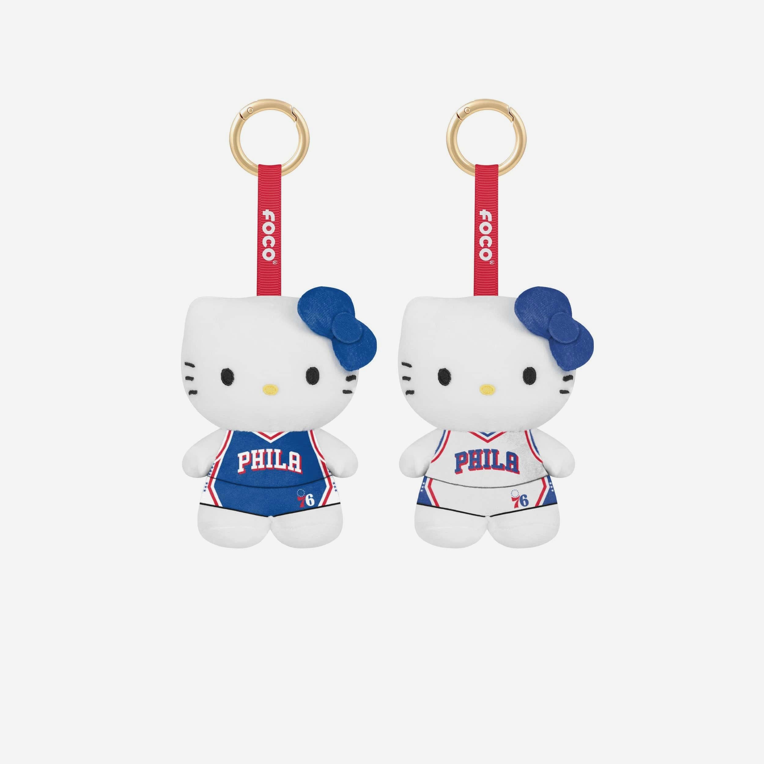 Philadelphia 76ers 2 Pack Mini Plush Hello Kitty® Bag Charm