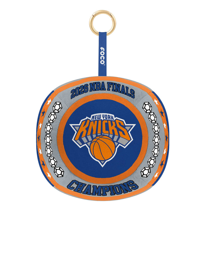 New York Knicks 2026 NBA Champions Ring Bag Charm Keychain
