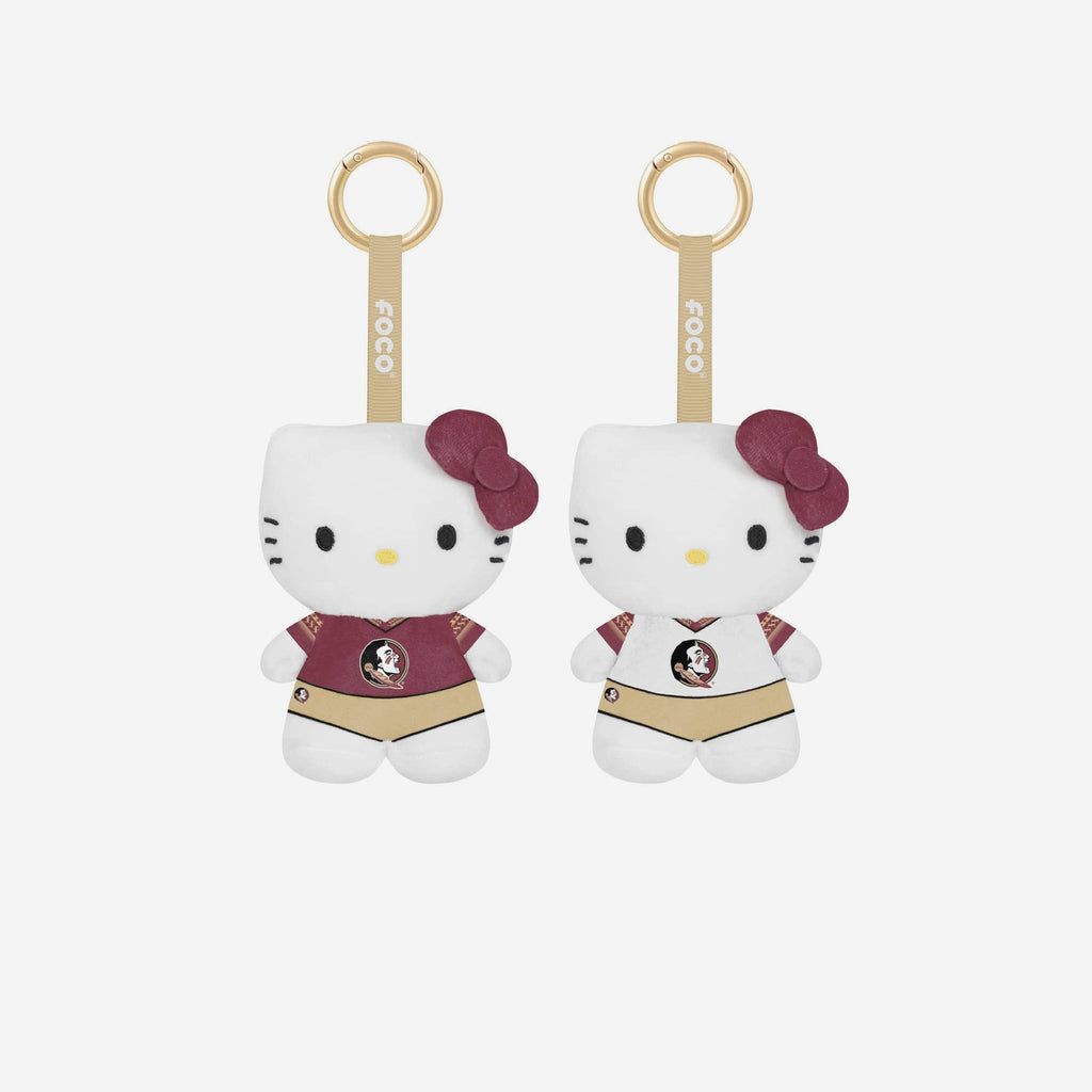 Florida State Seminoles 2 Pack Mini Plush Hello Kitty® Bag Charm Keychain FOCO - FOCO.com