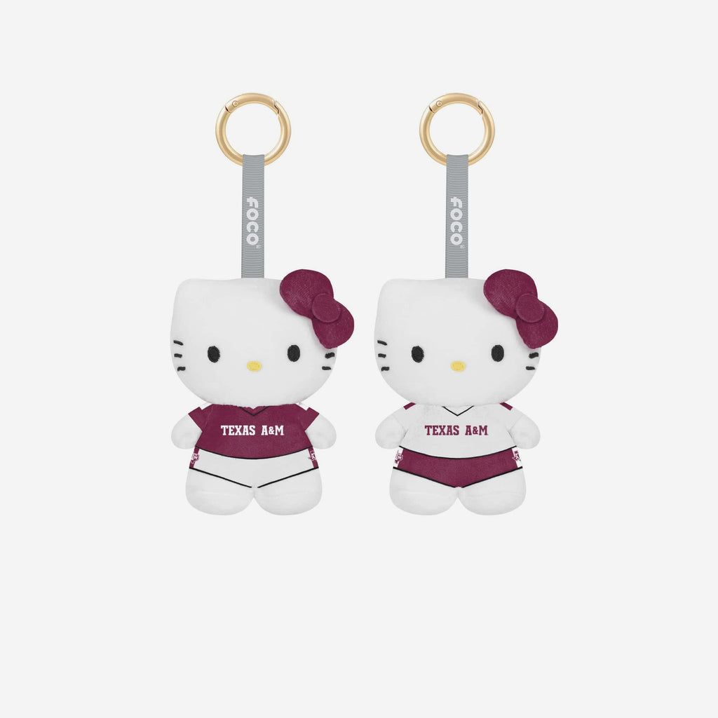 Texas A&M Aggies 2 Pack Mini Plush Hello Kitty® Bag Charm Keychain FOCO - FOCO.com