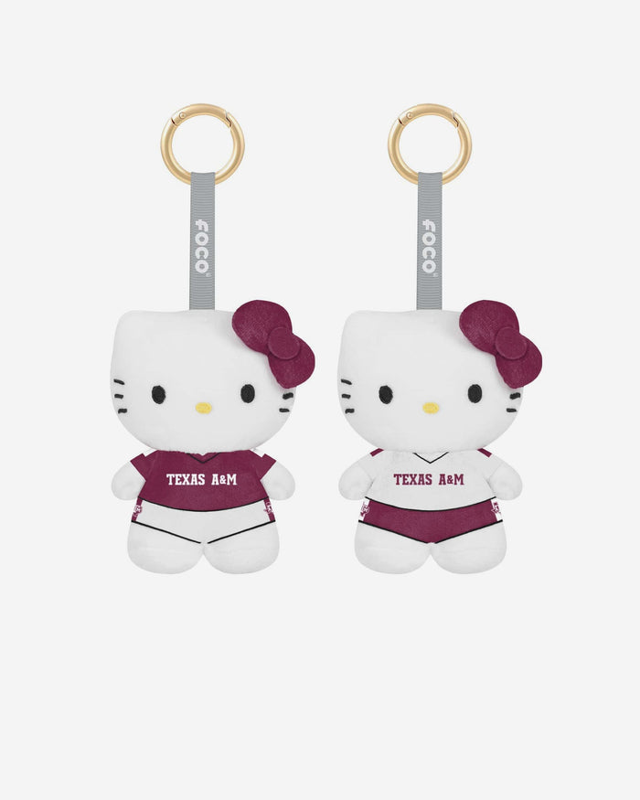 Texas A&M Aggies 2 Pack Mini Plush Hello Kitty® Bag Charm Keychain FOCO - FOCO.com