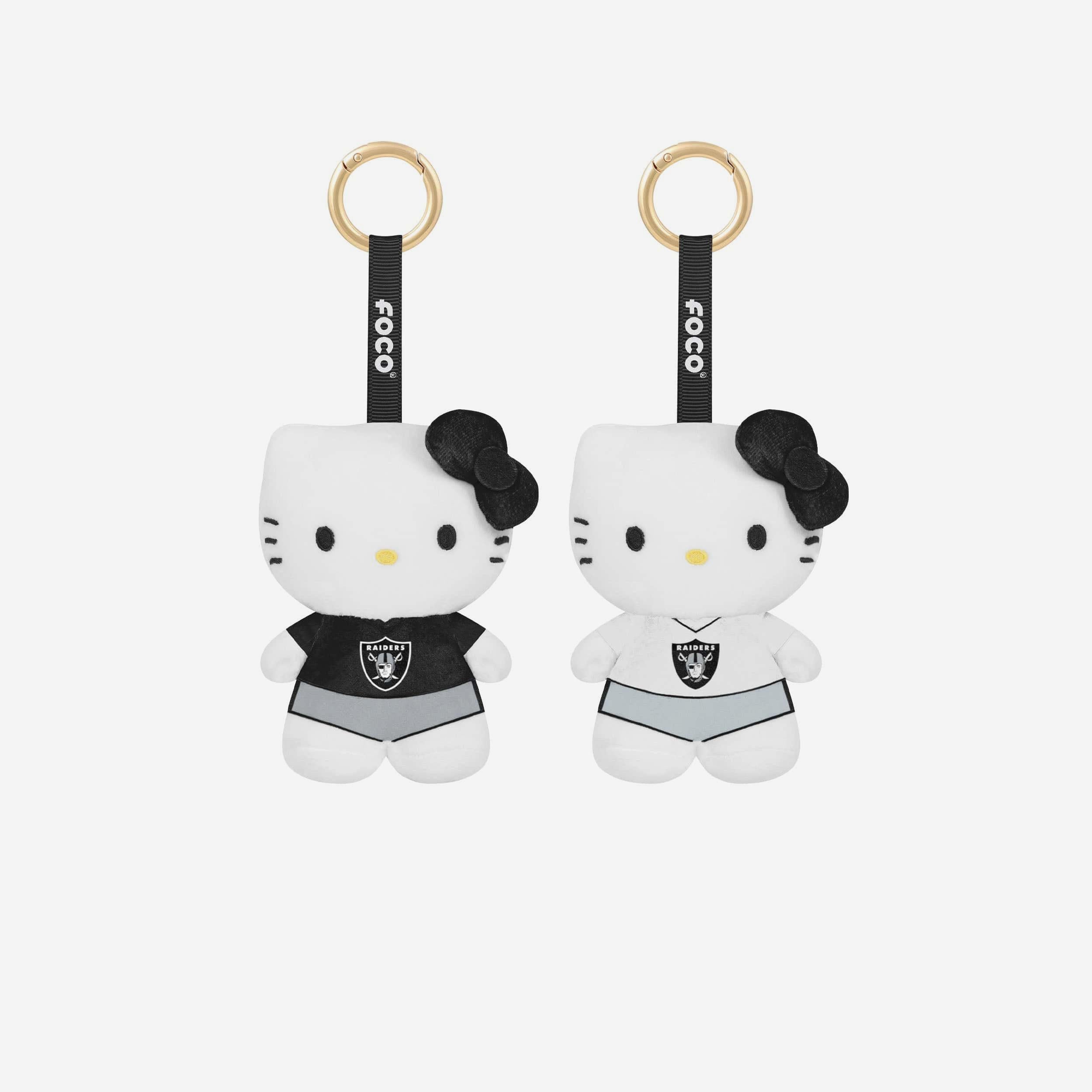 Las Vegas Raiders 2 Pack Mini Plush Hello Kitty® Bag Charm