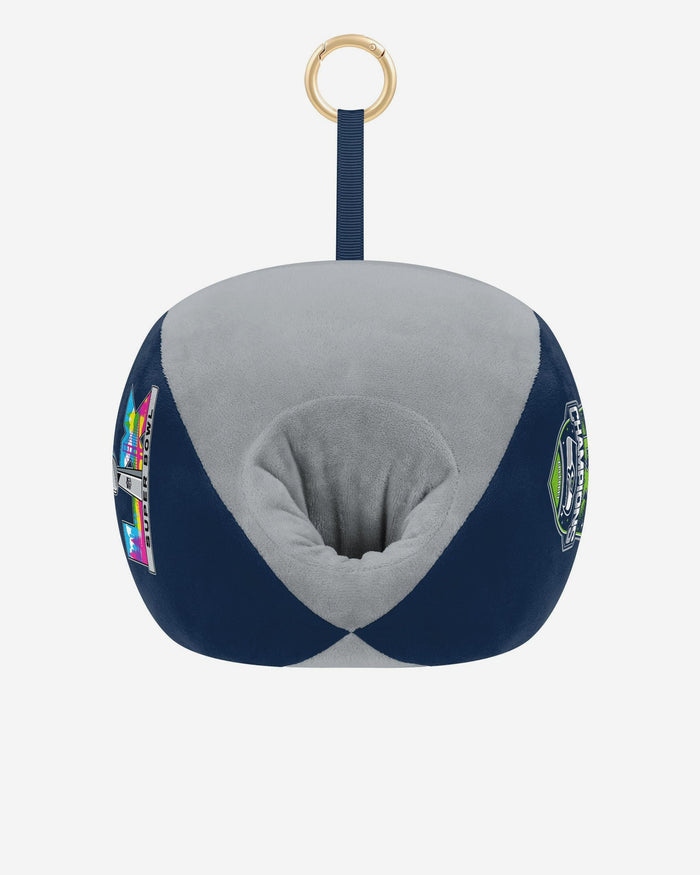 Seattle Seahawks Super Bowl LX Champions 4 Inch Plush Ring Bag Charm Keychain FOCO - FOCO.com