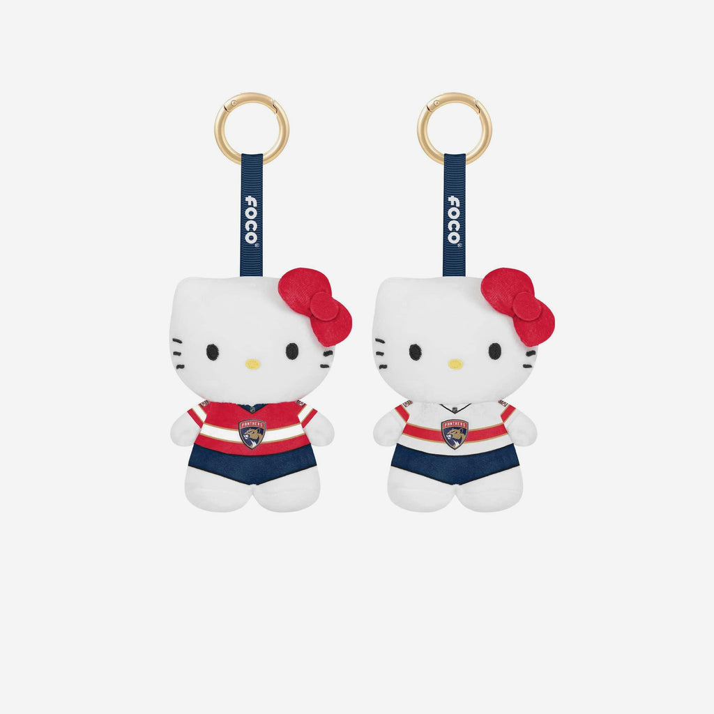 Florida Panthers 2 Pack Mini Plush Hello Kitty® Bag Charm Keychain FOCO - FOCO.com
