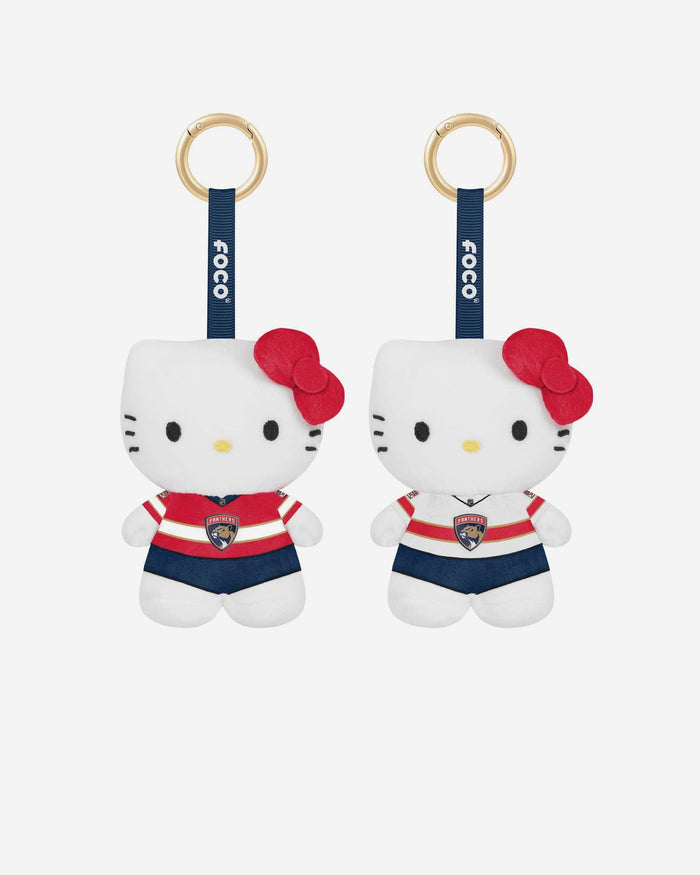 Florida Panthers 2 Pack Mini Plush Hello Kitty® Bag Charm Keychain FOCO - FOCO.com