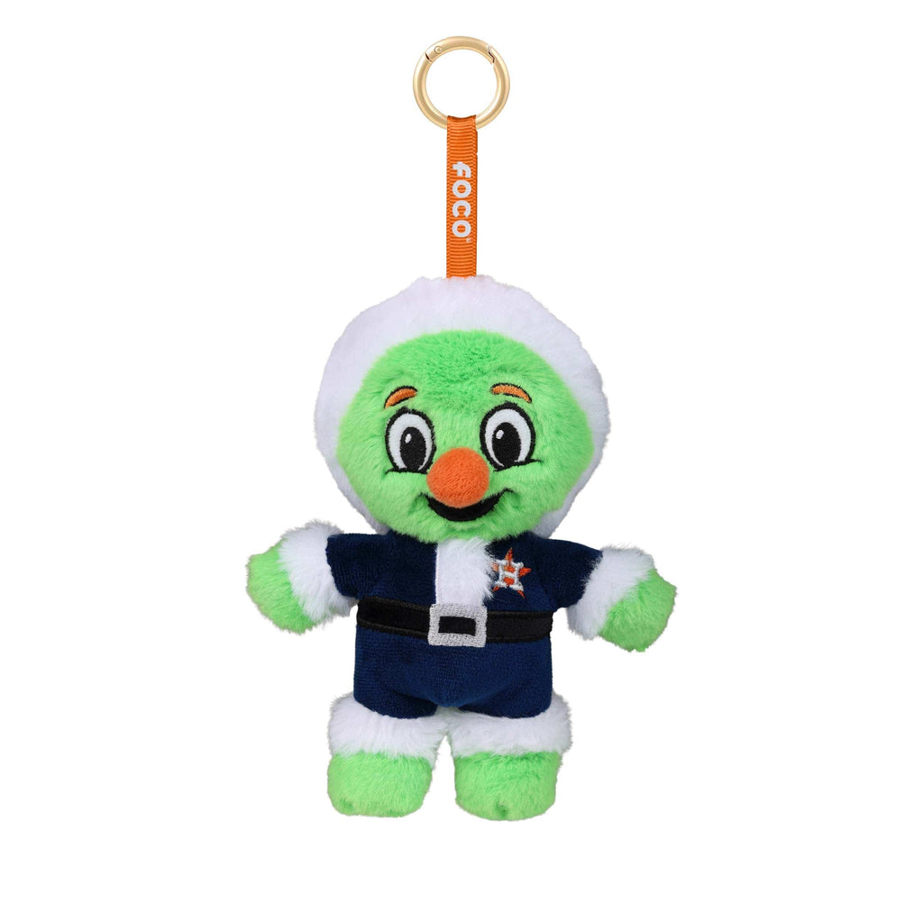 Houston Astros Plush Mascot Santa Bag Charm Keychain