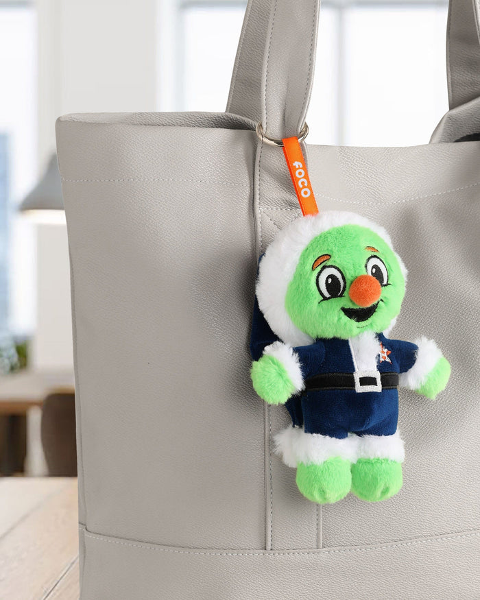 Houston Astros Plush Mascot Santa Bag Charm Keychain FOCO - FOCO.com