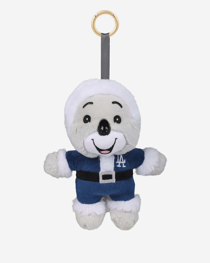 Los Angeles Dodgers Plush Mascot Santa Bag Charm Keychain FOCO - FOCO.com