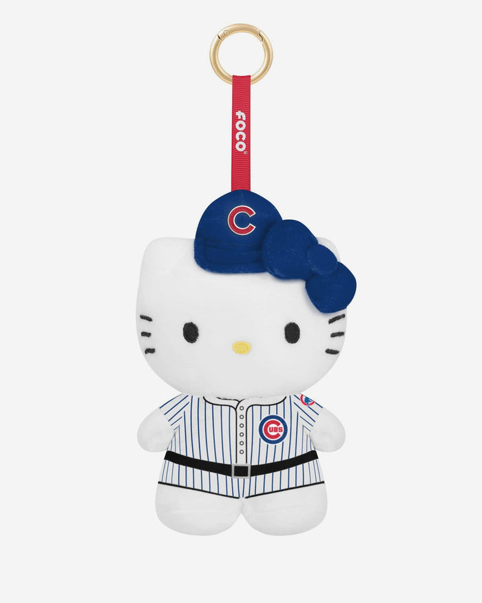 Chicago Cubs Plush Hello Kitty® Bag Charm Keychain FOCO - FOCO.com