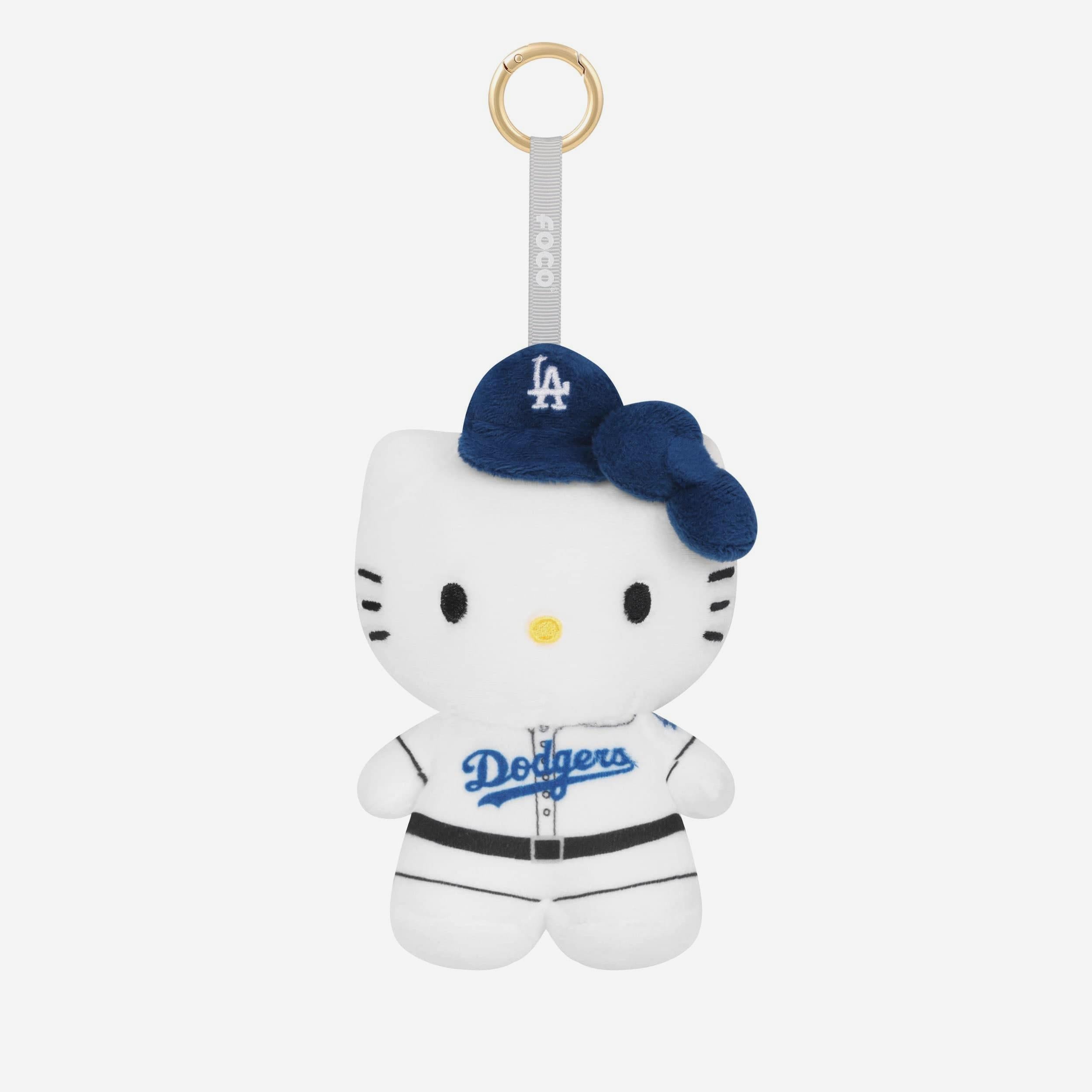 MLB ドジャース キティ　キーホルダー　foco Los Angeles Dodgers Plush Hello Kitty® Bag Charm Keychain FOCO