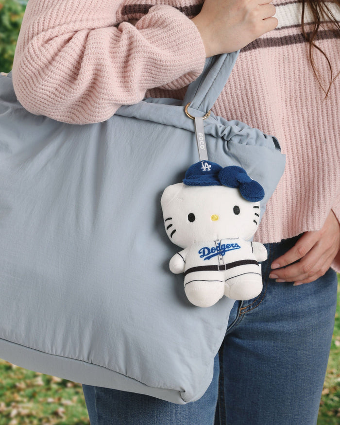 Los Angeles Dodgers Plush Hello Kitty Bag Charm Keychain