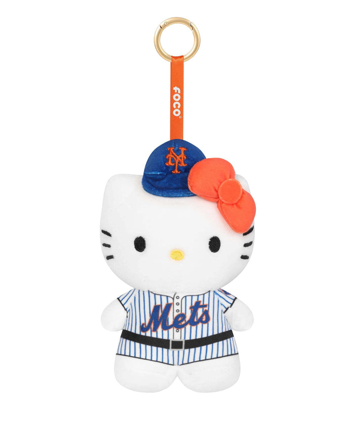 New York Mets Plush Hello Kitty® Bag Charm Keychain