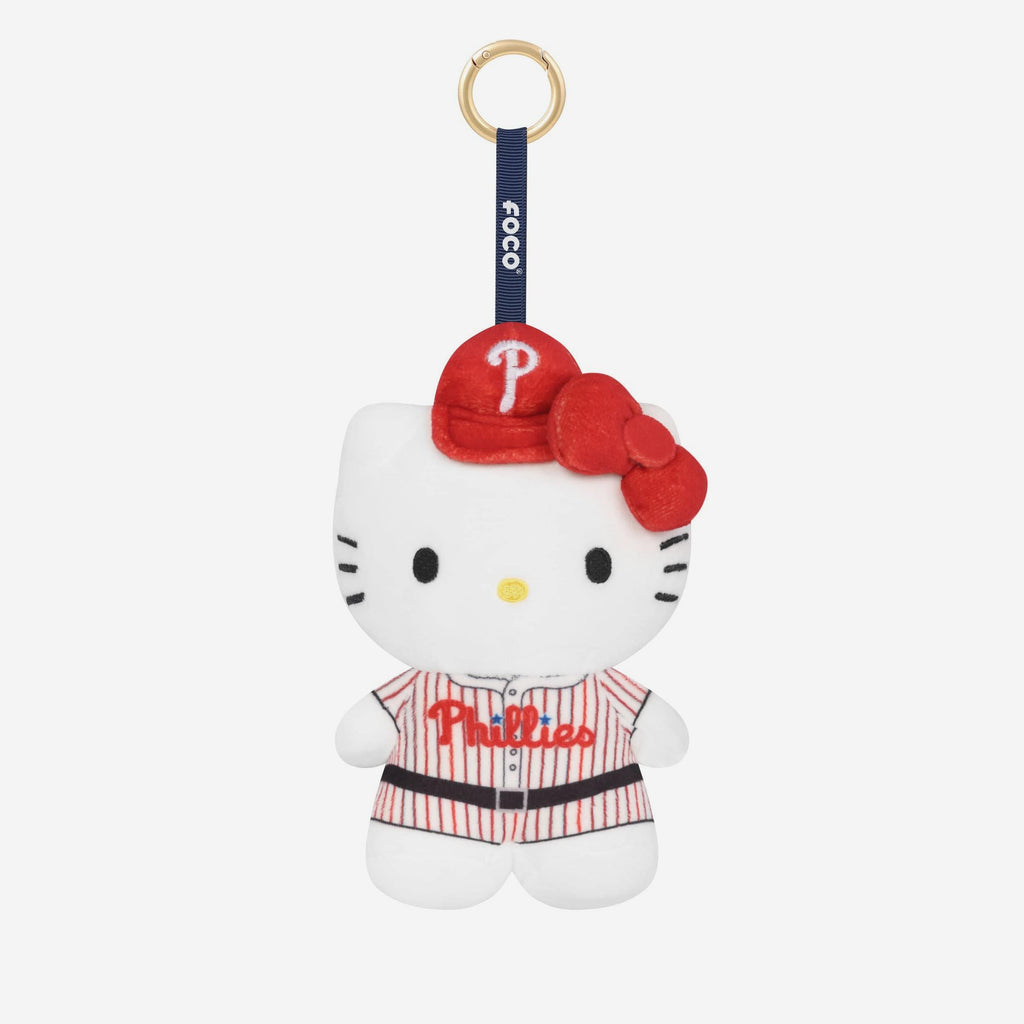 Philadelphia Phillies Plush Hello Kitty® Bag Charm Keychain FOCO - FOCO.com