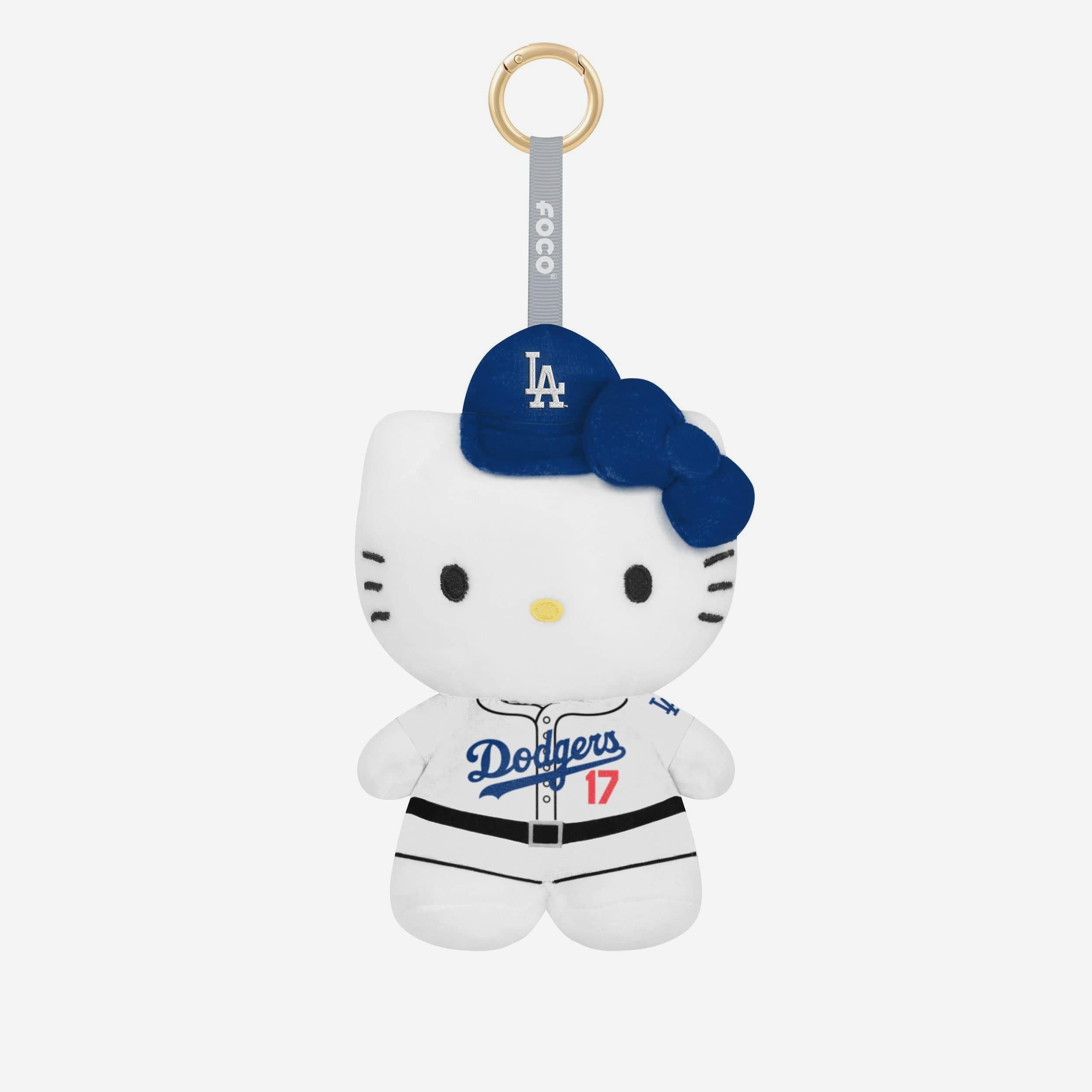 超レア❣️現地購入 ハローキティ ドジャース FOCO FOOCOOS ストラッ Shohei Ohtani Los Angeles Dodgers Plush Hello Kitty® Bag Charm