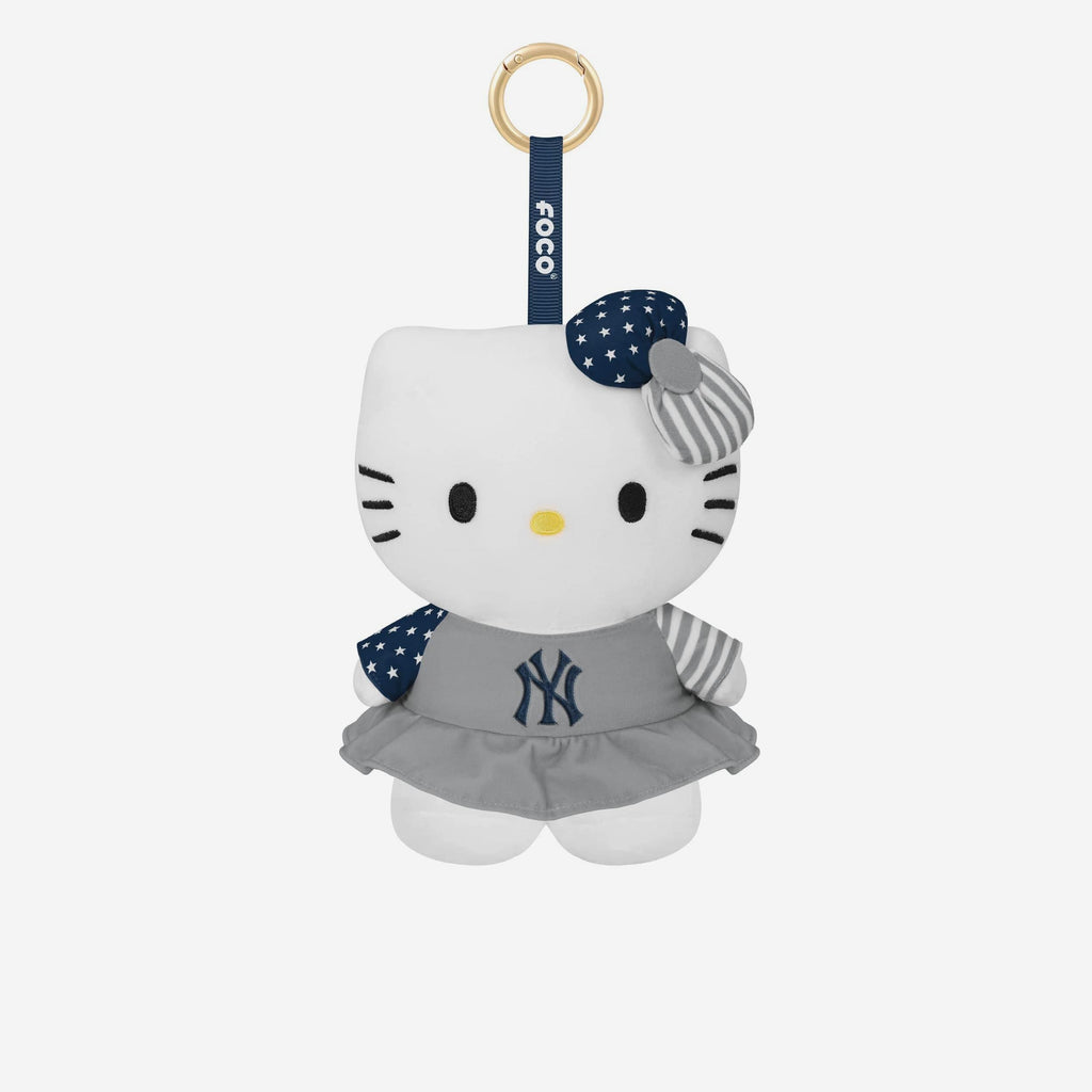 New York Yankees Americana Plush Hello Kitty® Bag Charm Keychain FOCO - FOCO.com