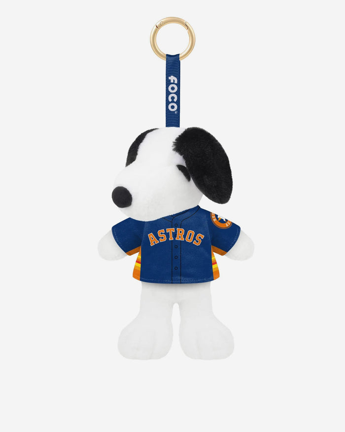 Houston Astros Plush Snoopy Peanuts Bag Charm Keychain FOCO - FOCO.com