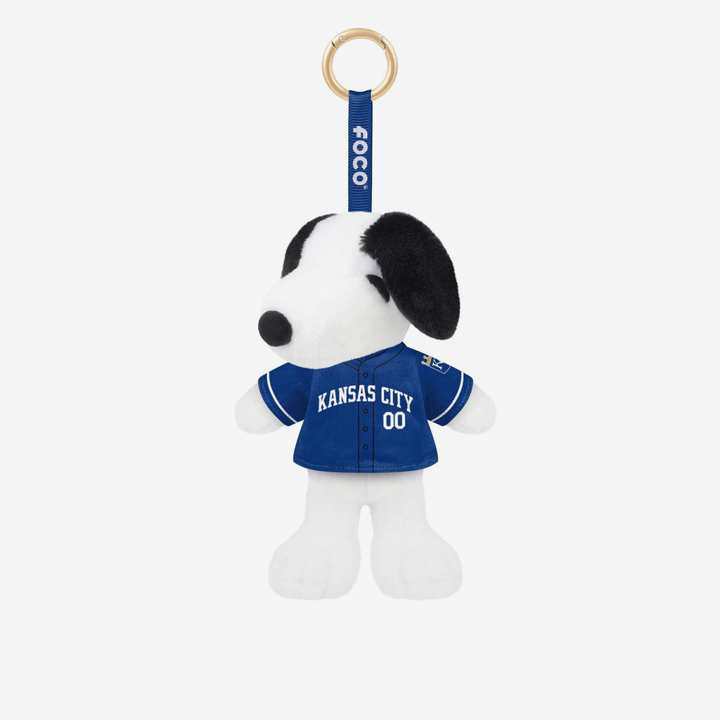 Kansas City Royals Plush Snoopy Peanuts Bag Charm Keychain FOCO - FOCO.com