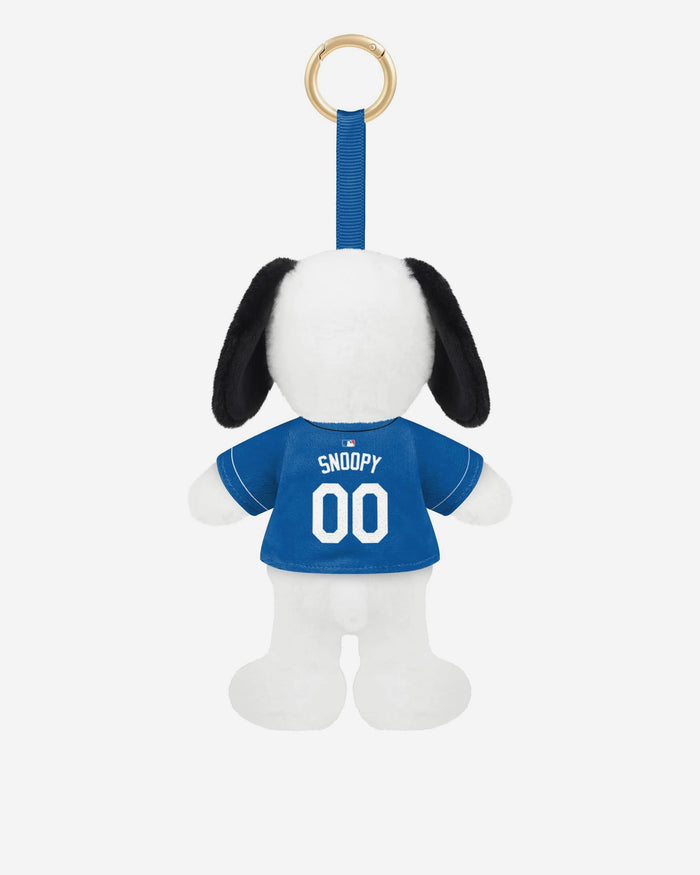 Los Angeles Dodgers Plush Snoopy Peanuts Bag Charm Keychain FOCO - FOCO.com