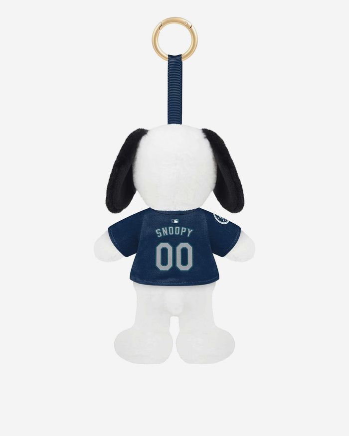 Seattle Mariners Plush Snoopy Peanuts Bag Charm Keychain FOCO - FOCO.com
