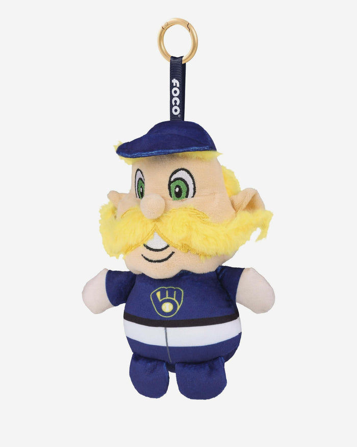 Milwaukee Brewers Plush Teamie Beanie Mascot Bag Charm Keychain FOCO - FOCO.com