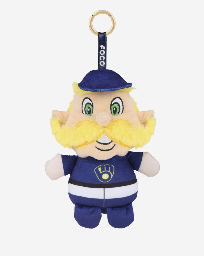 Milwaukee Brewers Plush Teamie Beanie Mascot Bag Charm Keychain FOCO - FOCO.com