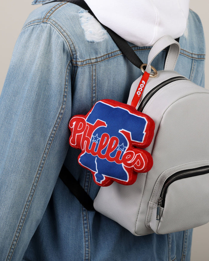 Philadelphia Phillies Plush Team Logo Bag Charm Keychain FOCO - FOCO.com