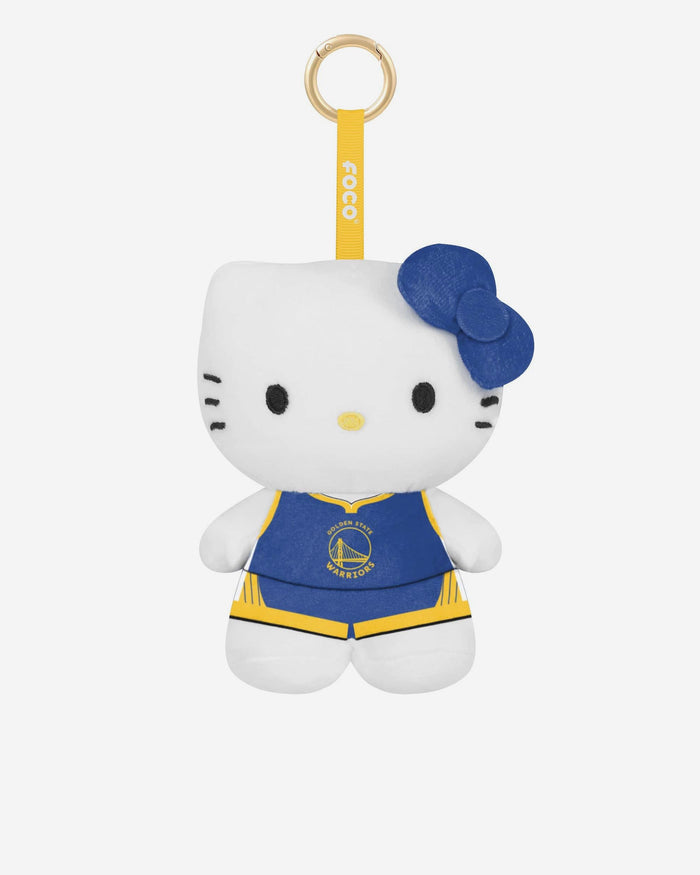 Golden State Warriors Plush Hello Kitty® Bag Charm Keychain FOCO - FOCO.com