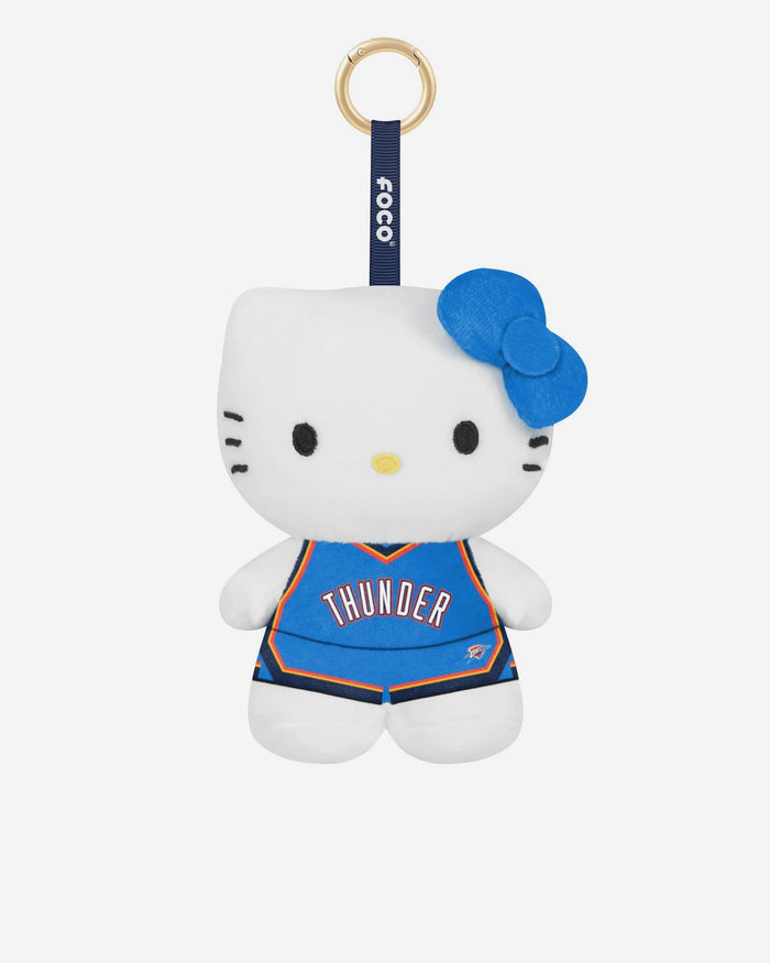 Oklahoma City Thunder Plush Hello Kitty® Bag Charm Keychain FOCO - FOCO.com