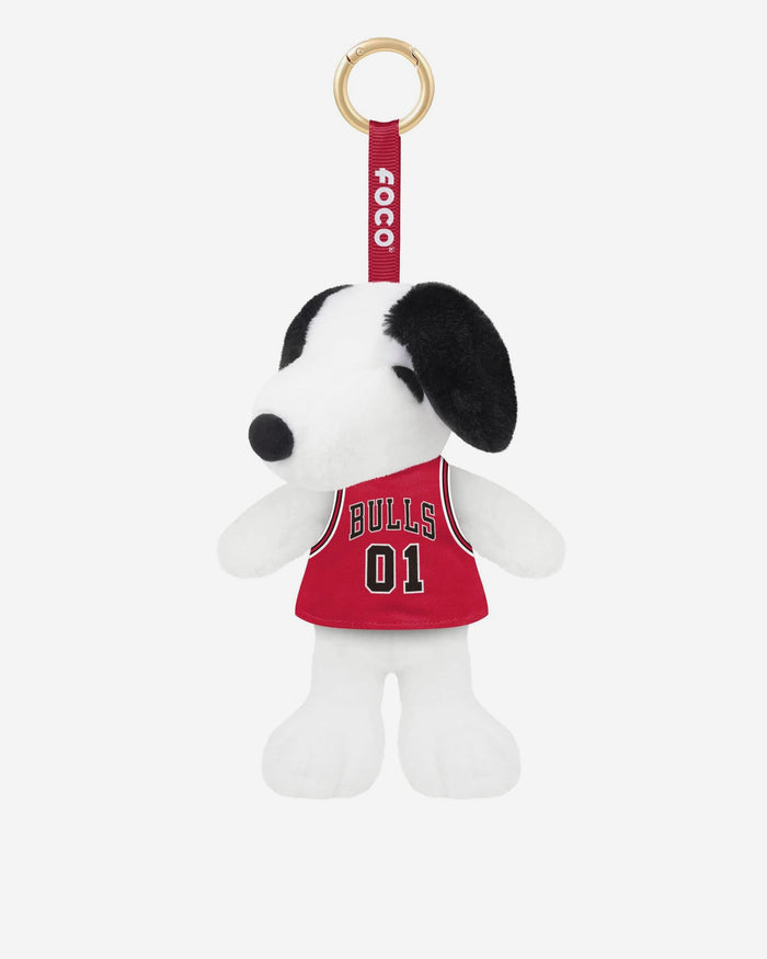 Chicago Bulls Plush Snoopy Peanuts Bag Charm Keychain FOCO - FOCO.com