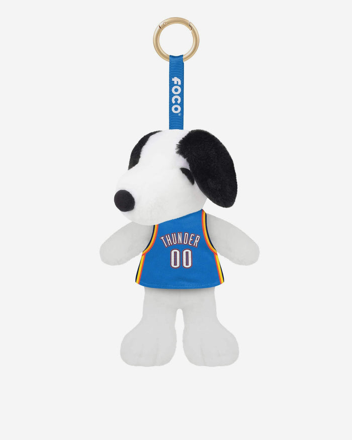 Oklahoma City Thunder Plush Snoopy Peanuts Bag Charm Keychain FOCO - FOCO.com