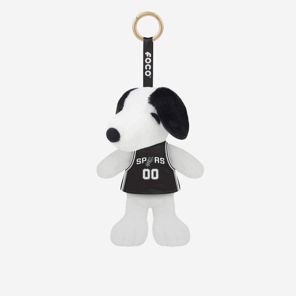 San Antonio Spurs Plush Snoopy Peanuts Bag Charm Keychain FOCO - FOCO.com