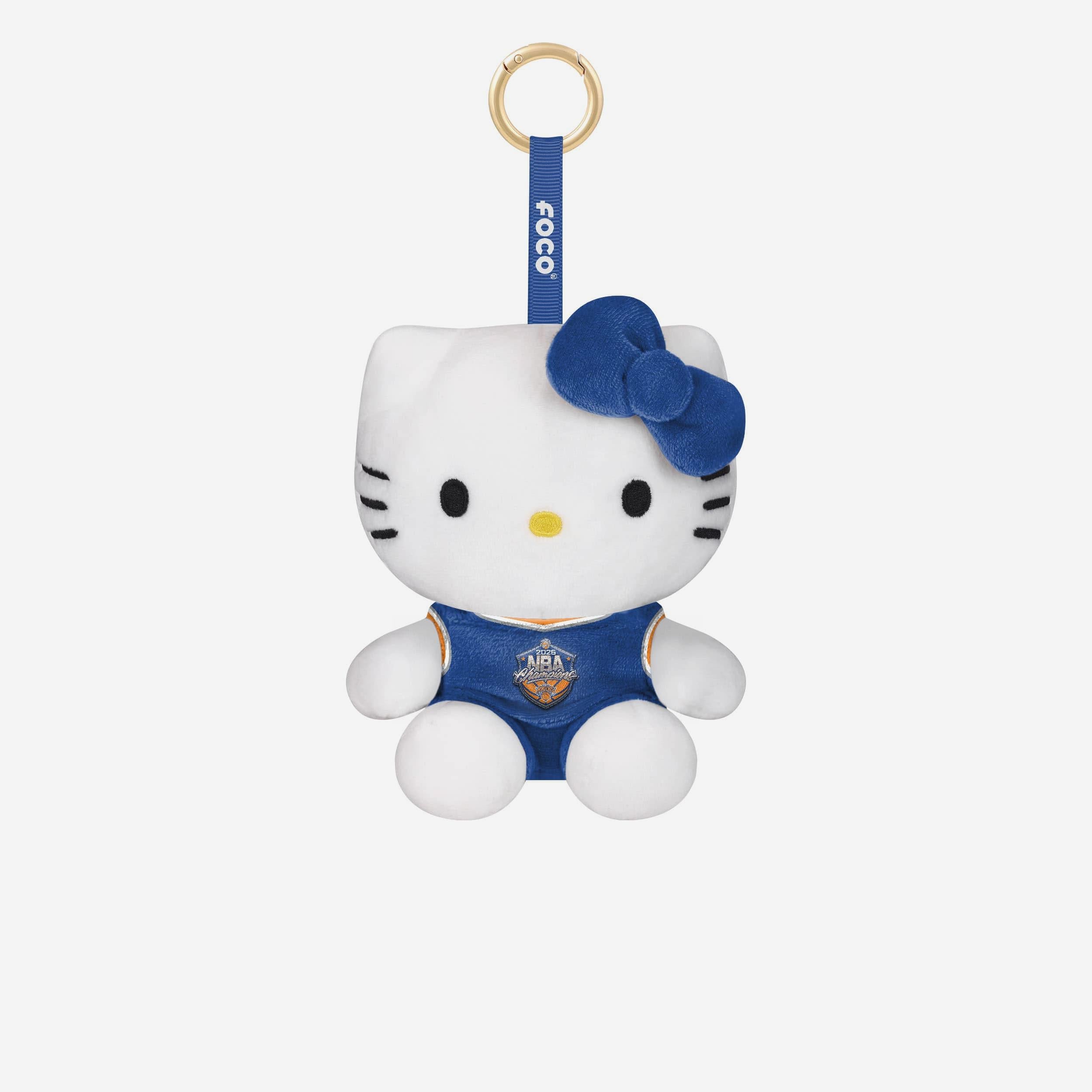 海外ご当地キティ　ハローキティ ニューヨーク NewYork NY New York Knicks 2026 NBA Champions Plush Seated Hello Kitty® Bag