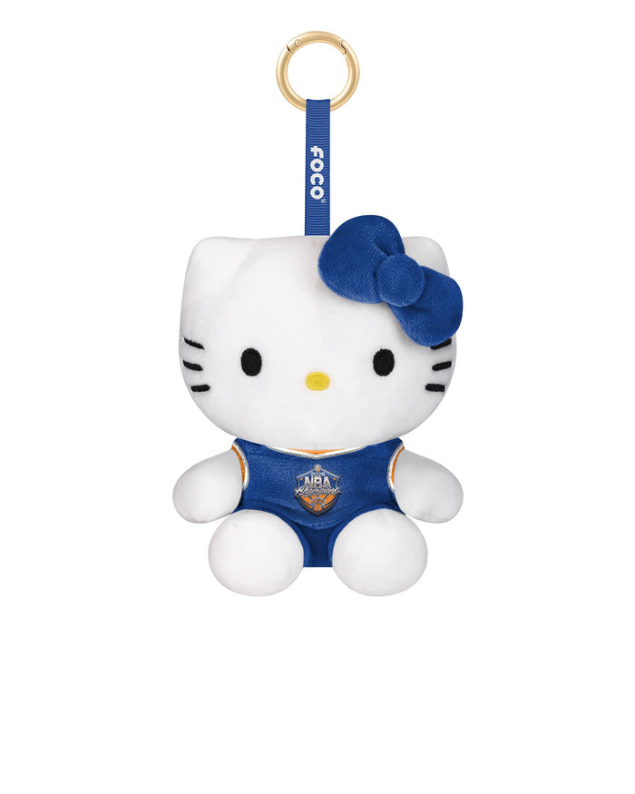 New York Knicks 2026 NBA Champions Plush Seated Hello Kitty® Bag Charm Keychain FOCO - FOCO.com
