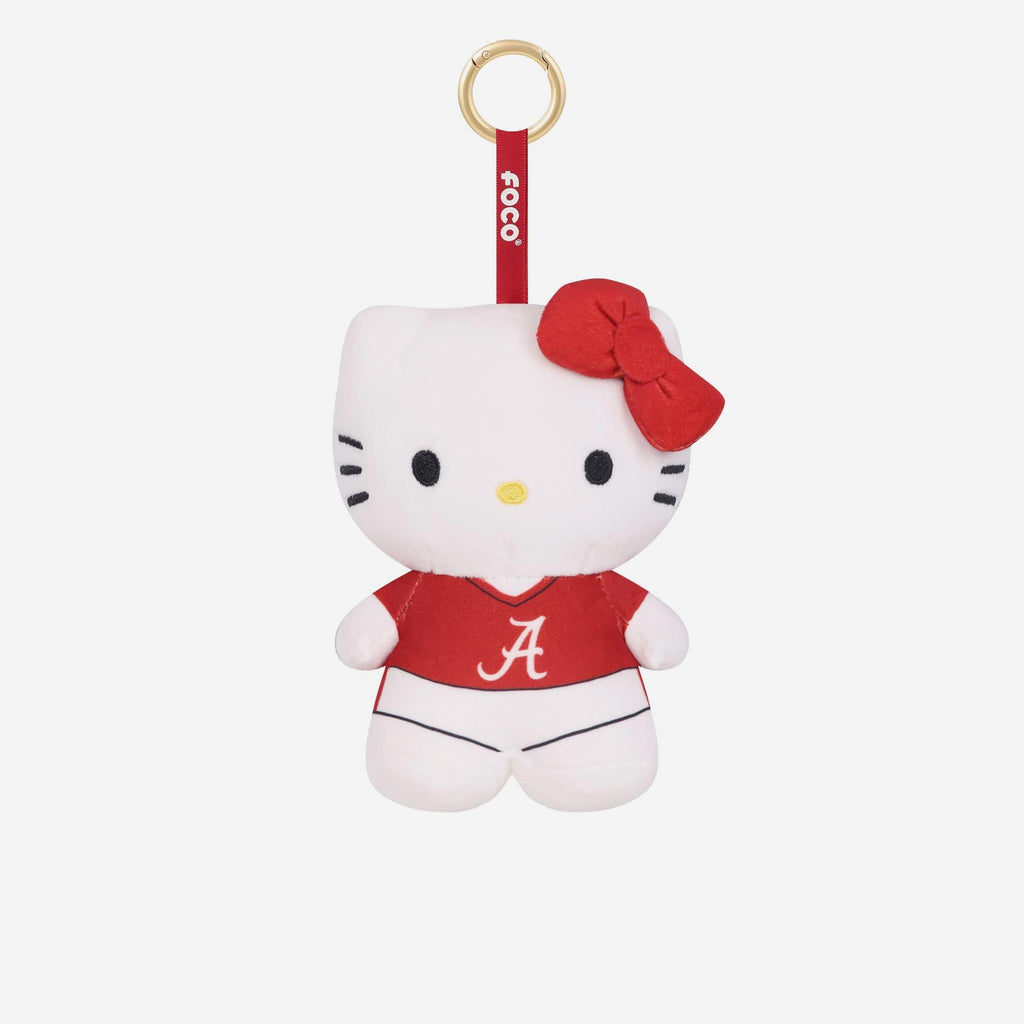 Alabama Crimson Tide Plush Hello Kitty® Bag Charm Keychain FOCO - FOCO.com