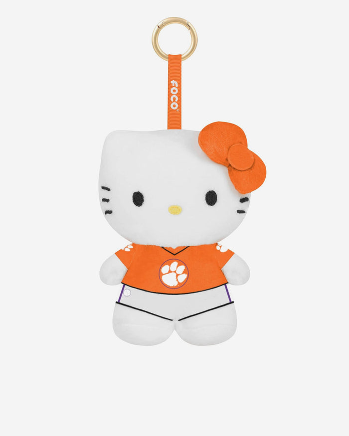 Clemson Tigers Plush Hello Kitty® Bag Charm Keychain FOCO - FOCO.com