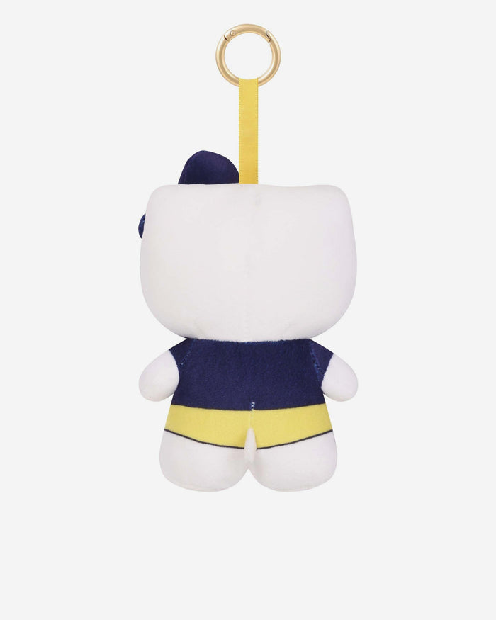 Michigan Wolverines Plush Hello Kitty® Bag Charm Keychain FOCO - FOCO.com
