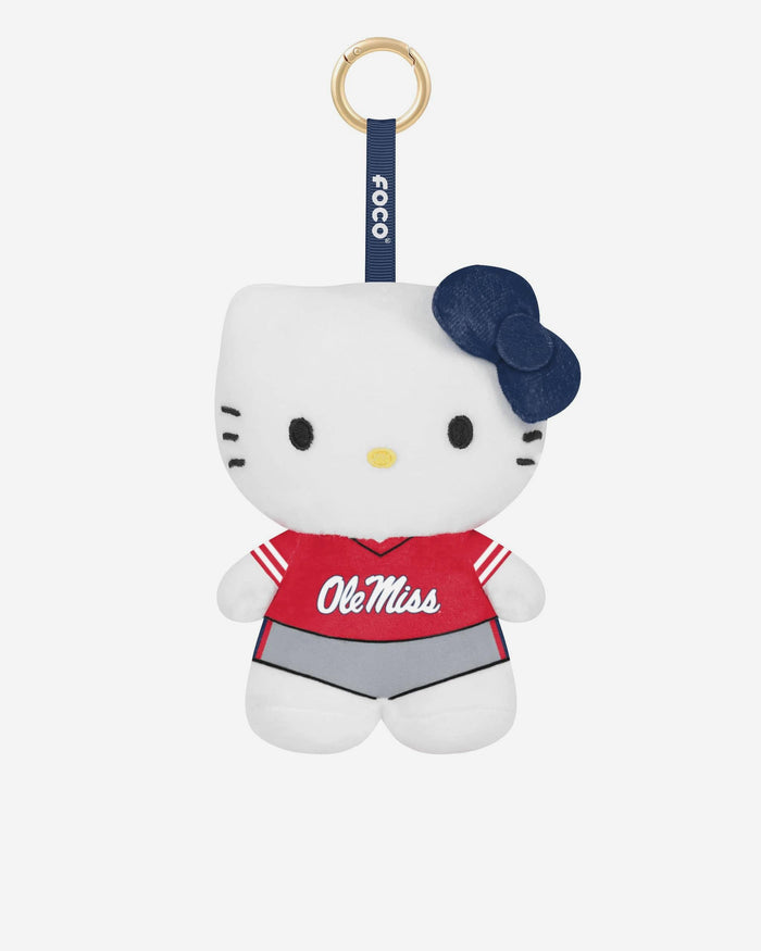 Ole Miss Rebels Plush Hello Kitty® Bag Charm Keychain FOCO - FOCO.com